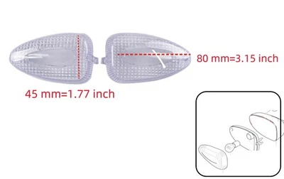 For BMW K1300S;HP2 ENDURO;K1200R;K1200S; Blinker Indicator Turn Signal Lamp Lens - Image 1 of 4