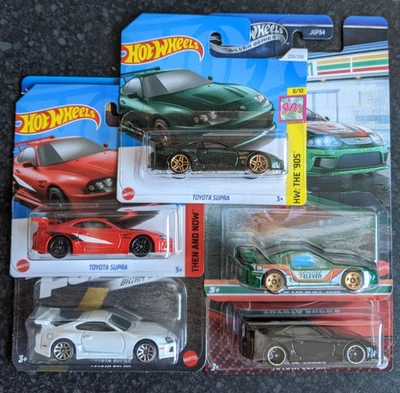Hot Wheels Toyota Supra MK4 Bundle  7-Eleven, Fast and Furious, Brian O'Conner - Image 1 of 4