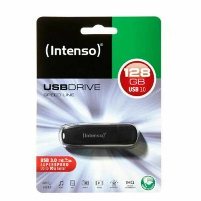 Clé USB INTENSO USB 3.0 128 GB Noir 128 GB 256 GB 128 GB SSD - Photo 1/2