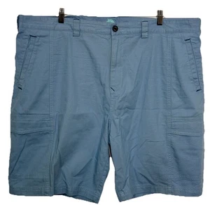 Tommy Bahama Shorts Mens 44x10 Blue Tencel Cotton Blend Cargo Pockets - Picture 1 of 5