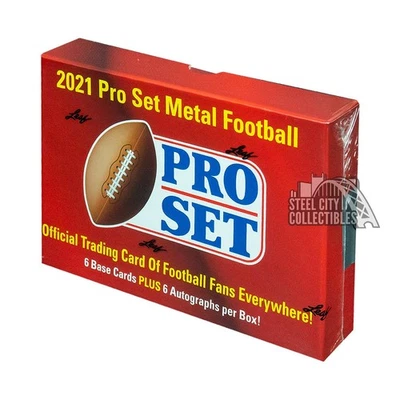 2021 Pro Set Metal Football Box - Image 1 of 2