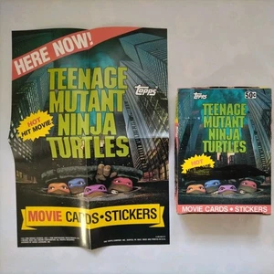 Teenage Mutant Ninja Turtles Topps Trading Cards 1990 Full Box 36 ungeöffnete Packungen - Bild 1 von 10