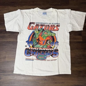 Vintage University of Florida Gators Shirt Mens Medium NCAA Football Champs 90s - Picture 1 of 7
