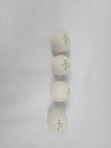 Lot Of 4 Billy Casper Wilson #1, #3(2), & #4 Top Value Stamps Logo golf balls - Picture 1 of 10