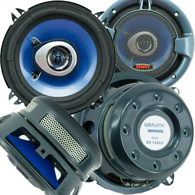 4x  Gravity 1386H 5.25" inch 200 Watts 2-Way Coaxial Car Speakers CEA Rated - Image 1 of 4