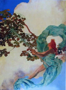 Swinging by Maxfield Parrish - Picture 1 of 1