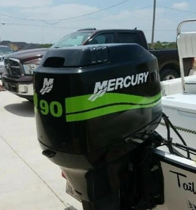 Mercury Outboard Lime Green Marine Vinyl decal sticker set 25 - 225 hp - Picture 1 of 4