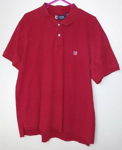CHAMPS Mens Polo Shirt Size XL Red 100% Cotton Short Sleeve - Picture 1 of 3