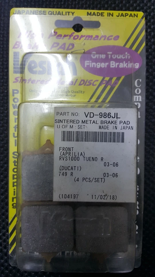 Vesrah VD-986JL Ktm 990 SMT Front high perf. Brakes! Foto 1 de 1