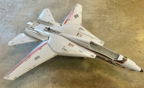 Vtg Hasbro 1983 GI Joe Skystriker XP-14F Combat Jet Plane Fighter F-14 For Parts Cover
