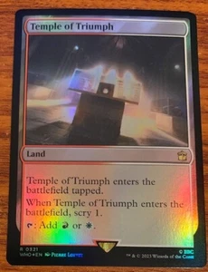 2023 MTG Wizards of the Coast Doctor Who Foil #0321 Temple of Triumph - Picture 1 of 2