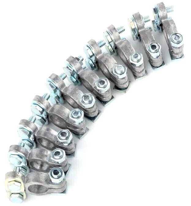 10 pcs Top Battery Terminal Replacement Cable End Post Adapter Lead HD Universal - Image 1 of 1