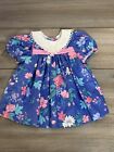 Girls Vintage Floral Dress Size 12 Months Made In USA A Time To Remember NWOT