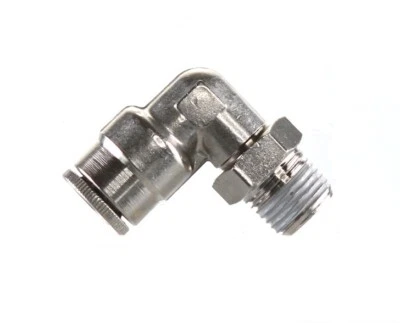 MACROLINE MACRO FITTING 90 90° SWIVEL NICKEL AIR LINE ELBOW PAINTBALL NORGREN