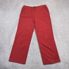 J Crew Pants Womens 0 Red Chino Mid Rise Cotton Trouser Career 28X25