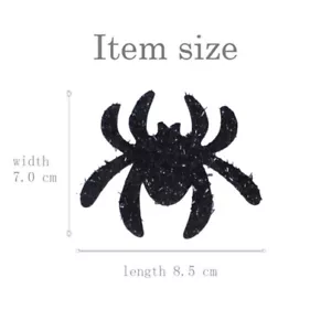 1 pc Tinsel Spider Felty Patch felties craft embellishment - Picture 1 of 1