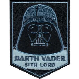 Star Wars Official Darth Vader 'Sith Lord' Force Lucasfilm Iron On Patch - Picture 1 of 1