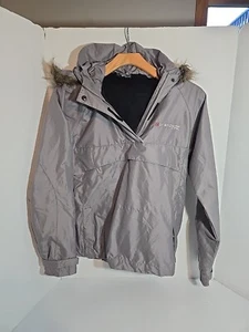 Chaqueta para mujer BRANDSDAL OF NORWAY gris con capucha pulóver jersey chaqueta M - Imagen 1 de 10