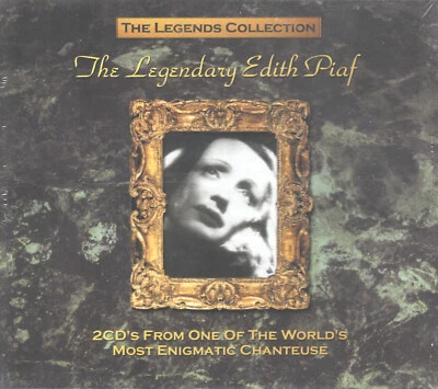 The Legendary Edith Piaf - Legends Collection (2 CDs, 2001) Enigmatic Chanteuse - Image 1 of 2