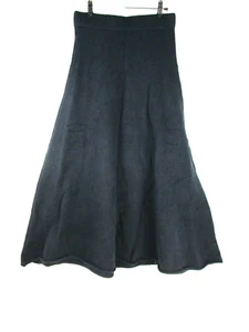 Commense Maxi Skirt Women M Black Punch Out Knit NWOT 36-754 - Picture 1 of 10