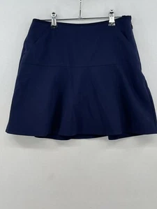 Polo Golf Ralph Lauren Flounced Skort Skirt Zip French Navy Blue Womens Size 2 - Picture 1 of 16