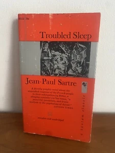 TROUBLED SLEEP Jean-Paul Sartre Bantam 1961 Post War France - Picture 1 of 4