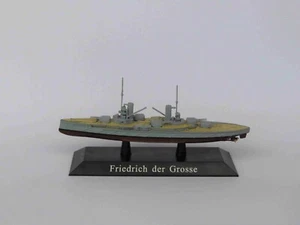 DIE-CAST NAVE DA GUERRA FRIEDRICH DER GROSSE 1912 - WARSHIPS BATTLESHIP #41 - Imagen 1 de 2