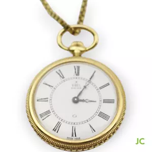 EBEL 18k Pocket Watch with Necklace - Picture 1 of 7