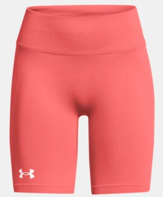 Under Armour Women's UA Vanish Seamless Compression Shorts Size M Peach LOOK - Image 1 of 4