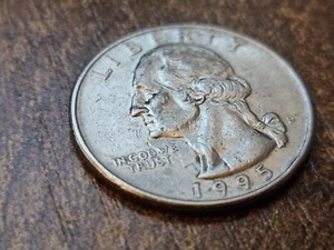 1995 D - Error Quarter Reads “In Cod We Trust” - Picture 1 of 4