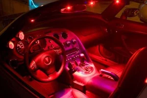 FORD BA BF AU FALCON UTE Centre Interior Festoon LED Conversion Red BULB - Picture 1 of 3