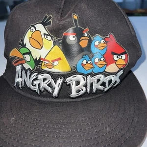 Angry Birds Video Game Fire Bomb The Crew Flat Bill Two Tone Hat Cap One Size - Picture 1 of 12