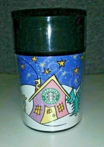 Starbucks Bearista Coffee Christmas Thermo-Serv 8oz Travel Tumbler 1997 - Picture 1 of 6