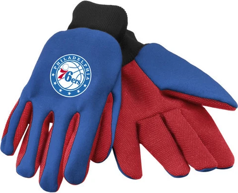 Philadelphia 76ers Utility Glove - Colored Palm, NBA Licensed Product, *NEW* Cover