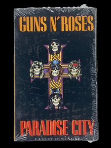SEALED, Guns N' Roses – Paradise City, Single, Audio Cassette, SCARCE, US, 1989 - Picture 1 of 5
