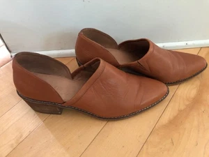 Mules in pelle marrone chiaro Madewell aspetto nitido 11 - Foto 1 di 4