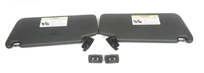 2008 - 2011 MERCEDES BENZ C300 W204 SUN VISORS LEFT AND RIGHT BLACK SET OF 2 OEM - Image 1 of 4