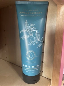 Bath & Body Works AROMATERAPIA ALIVIO DEL ESTRÉS TÉ DE EUCALIPTO Jabón Corporal 10 0z NUEVO - Imagen 1 de 2
