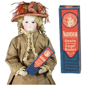 Antique Lovely German Box Aurora Hair Pins - Picture 1 of 6