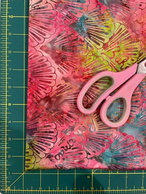 Batik Fabric Remnant - 100% cotton - #R-101 - 2  1/8yds - Image 1 of 3