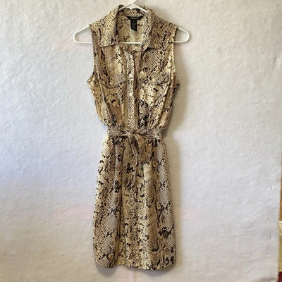 Vestido estampado serpiente Millennium para mujer talla mediana sin mangas Foto 1 de 4