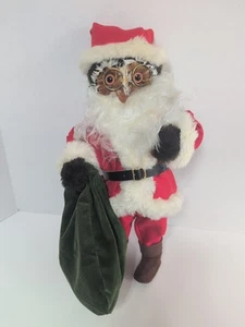 Vintage Abercrombie And Fitch X The London Owl Company Co. Santa Claus 18" - Picture 1 of 24