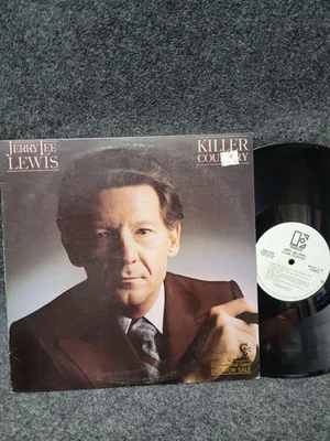 Vintage Jerry Lee Lewis Killer Country Vinyl Record LP Album Promo Elektra 1980 Foto 1 de 4