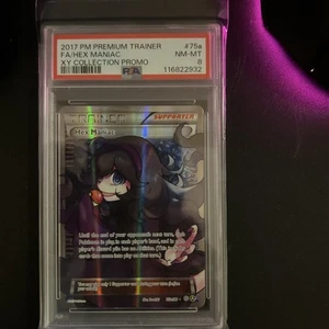 Pokémon TCG Hex Maniac Premium Trainer XY Collection 75a Holo PSA NM MT 8 - Picture 1 of 4