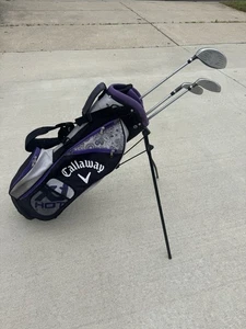 Callaway XJ Hot Junior Golftasche mit Driver, 3 & 5 Hölzer RH lila - Bild 1 von 21
