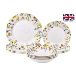 Queens by Churchill - 12pc Dinner Set Aquarelle (Made in England) - Picture 1 of 5
