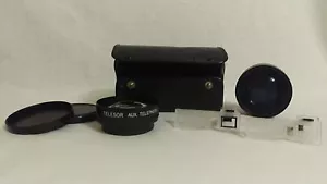 TeleSor Zusatzobjektiv Set Weitwinkel & Telefoto mit Tasche 46mm - Bild 1 von 9