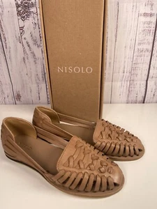 Nisolo Women's Huarache Sandal Size 6 Brown NEW - Picture 1 of 6