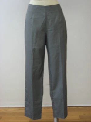 NY COLLECTION Stretch Plaid Straight Pants 12 NWT  - Image 1 of 3