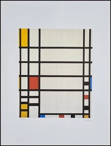 PIET MONDRIAN * Trafalgar Square * 65 x 50 cm * Signed Lithograph * Limited # 44/200 - Picture 1 of 8